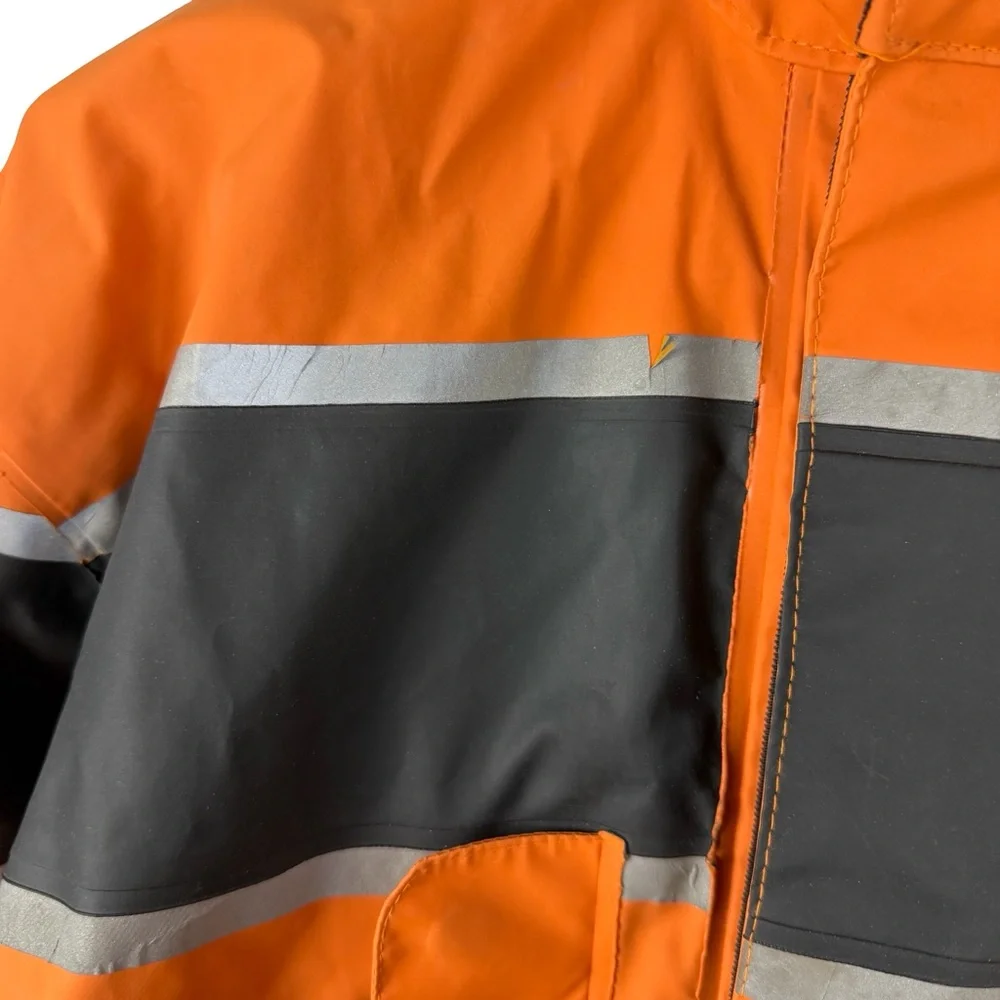 Vintage 2000s Harley Davidson Motorcycles Rain PVC Biker Jacket Size XS